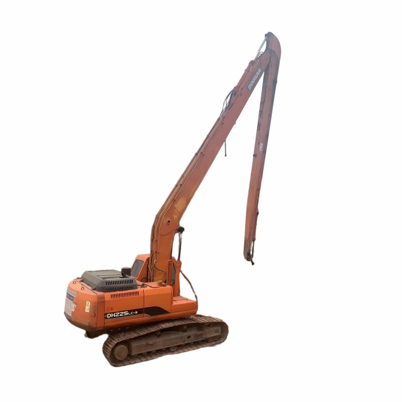 Wedi defnyddio Cloddiwr Crawler 30m o Hyd -cyrraedd Doosan